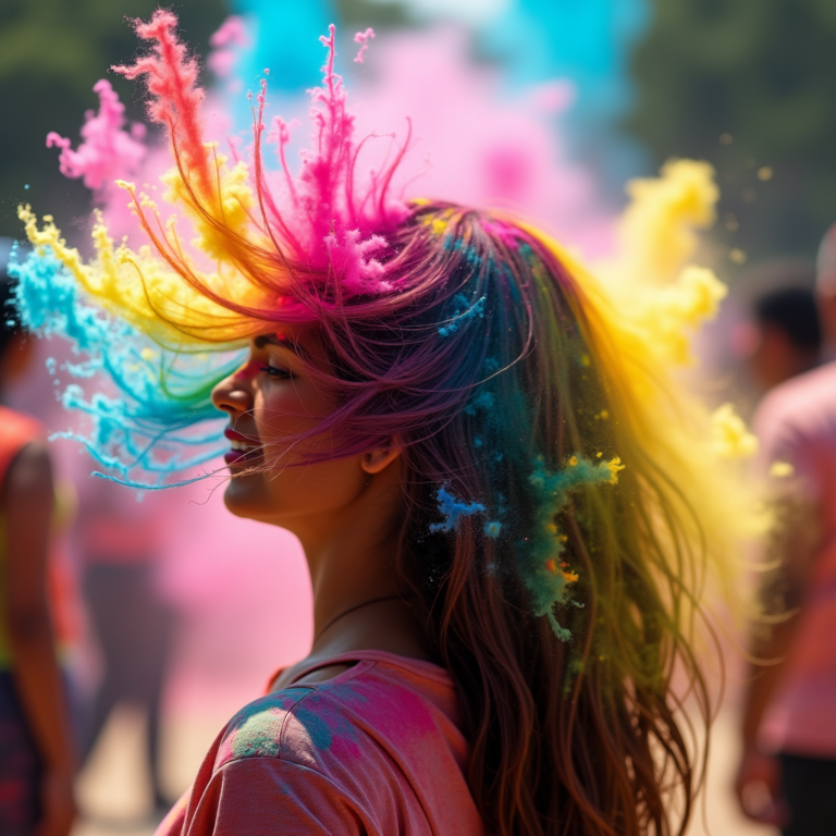 holi hair care